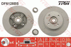 TRW Brake Rotor 268mm Rear DF6128BS