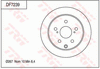 TRW Brake Rotor 267mm Rear DF7239S