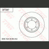 TRW Brake Rotor 256mm Front DF7267S