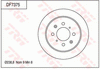 TRW Brake Rotor 238.8mm Rear DF7375S
