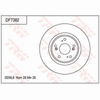 TRW Brake Rotor Single Rear DF7382S