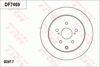 TRW Brake Rotor 297.55mm Rear DF7469S