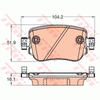 TRW Cotec Brake Pad Set Rear GDB2042