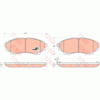 TRW Cotec Brake Pad Set Front GDB3403