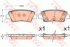 TRW Cotec Brake Pad Set Rear GDB3594