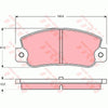 TRW Cotec Brake Pad Set Rear GDB360
