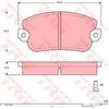 TRW Cotec Brake Pad Set Front GDB154