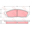 TRW Cotec Brake Pad Set Front GDB254