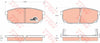 TRW Cotec Brake Pad Set Rear GDB3344