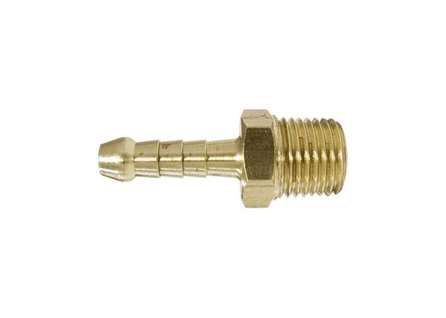 TubeFit Barb Fitting Brass 1/8" Bspt x 3/8" Hose 06003