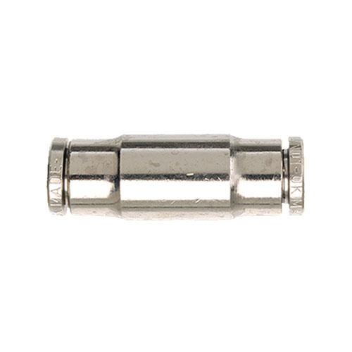 TubeFit Pneufit Push-In Tube Fitting Brass 6mm Hose