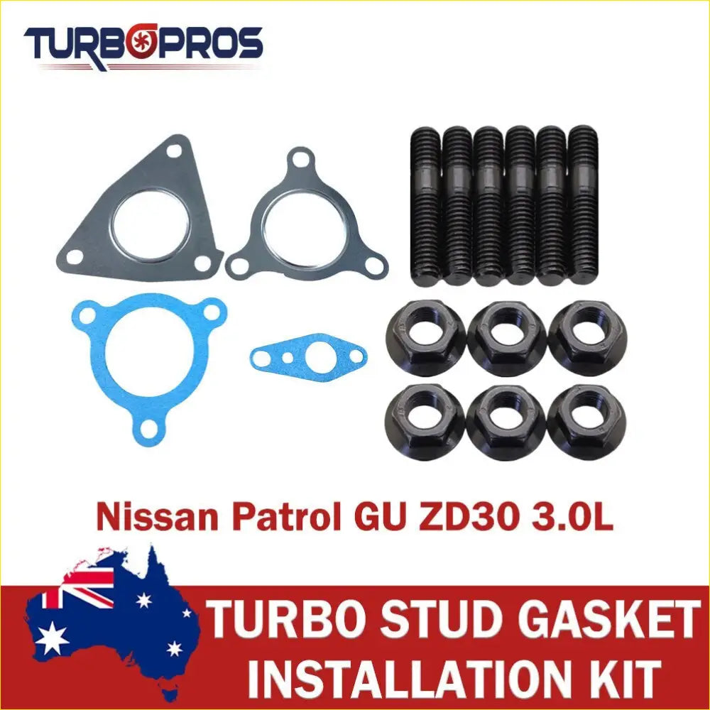 Turbo Charger Installation Stud & Gasket Kit for Nissan Patrol ZD30 - Performance