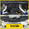 Silver and blue performance intake manifold system for turbo intercooler piping kit pipe hose for isuzu d max mux