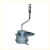 Silver metallic turbo pros turbo vacuum actuator with curved lever arm and bracket for mitsubishi triton ml 4m41