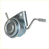 Silver metallic turbo vacuum actuator valve body with mounting bracket and tubes for Mitsubishi Triton ML 4M41 back side