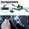 Black plastic turn signal switch with integrated stalk and multi-colored wiring harness for toyota pickup 1995-2004