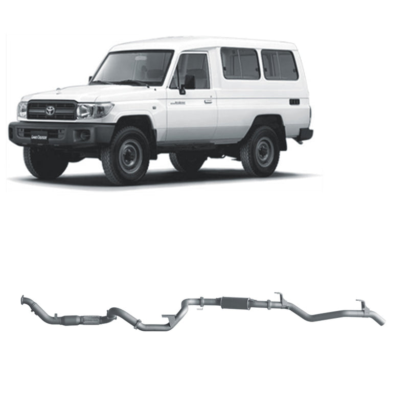 Redback Extreme Duty Exhaust 3in Dump Pipe Back (With Cat