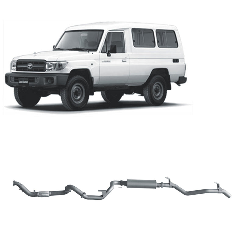 Redback Extreme Duty Exhaust 3in Dump Pipe Back (No Cat