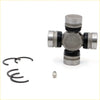 Silver metallic universal joint with black rubber seals and retaining rings for nissan datsun 510 bluebird sss 1968-1973
