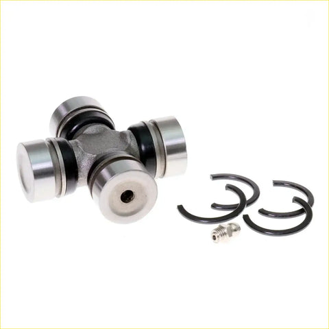 Silver universal joint with black rubber seals and metal retaining rings for nissan datsun 620 ute 1972-1979