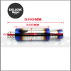 Universal Stainless Steel Exhaust Muffler - 63mm