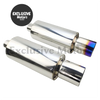 Universal Stainless Steel Muffler Tail Pipe - 76mm