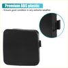 Black rectangular car phone holder made of premium abs plastic for 4wd ute offroad use with unpainted front right bumper tow hook cap toyota