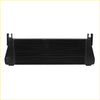 Black rectangular aluminium 70mm intercooler with parallel cooling fins and mounting brackets for ford ranger 3.2l