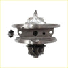 Silver metallic billet turbo cartridge chra core with polished finish and black rubber seals for chrysler 300c om642
