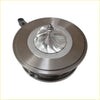 Silver billet turbo cartridge chra core with polished metallic finish and intricate blades for chrysler 300c 3.0l