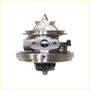 Silver metallic upgrade billet turbo cartridge with polished housing black blades and copper mounts for mitsubishi triton