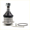 Silver metal upper ball joint assembly with black rubber boot and hardware for toyota hilux champ 2005-2015