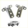 Silver metallic upper lower door hinge brackets made of metal for mitsubishi triton l200 strakar strada 2006-2015