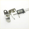 Silver metal upper lower door hinge bracket with bolt and hole for mitsubishi triton l200 measured at 36.07mm