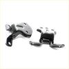Black metal upper lower front door hinge for mazda b series b2000 b2600 86 93 with matte finish and mounting holes