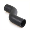 Black rubber upper radiator hose with smooth flexible curve and reinforced inner lining for datsun 510 1600 nissan bluebird sss i4