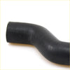 Black rubber upper radiator hose for Nissan Datsun 510 1600 SSS bluebird sedan with smooth textured curved design