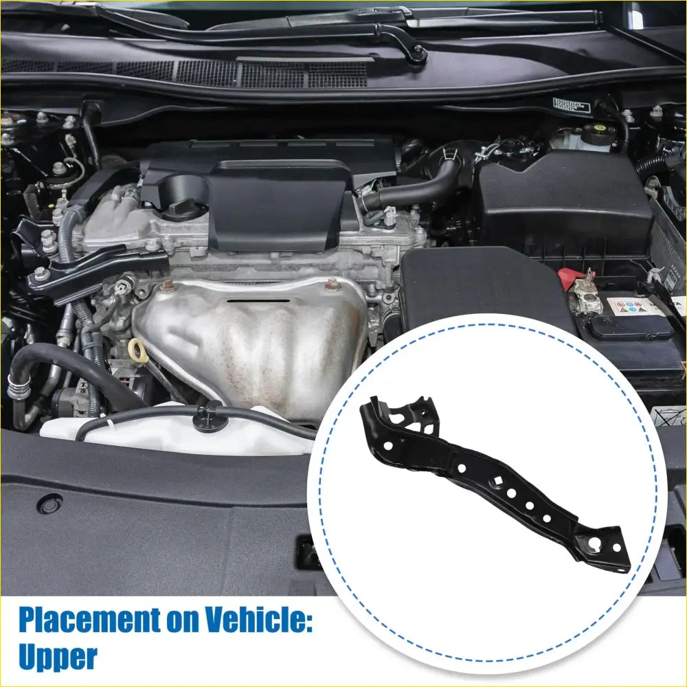 Upper Radiator Support Bracket for Toyota Prius (2010-2015) Black - Cooling