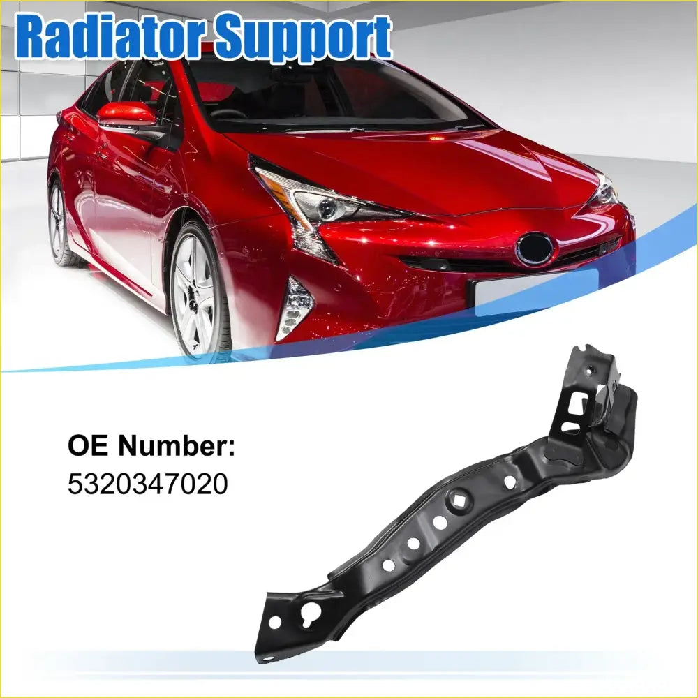 Upper Radiator Support Bracket for Toyota Prius (2010-2015) Black - Cooling