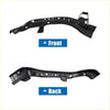 Black metal upper radiator support bracket for toyota rav4 2013-2018 with curved shape and mounting holes