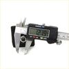 Digital caliper with black body silver jaws showing 12.19mm measuring upper spring bumper set for mitsubishi triton l200