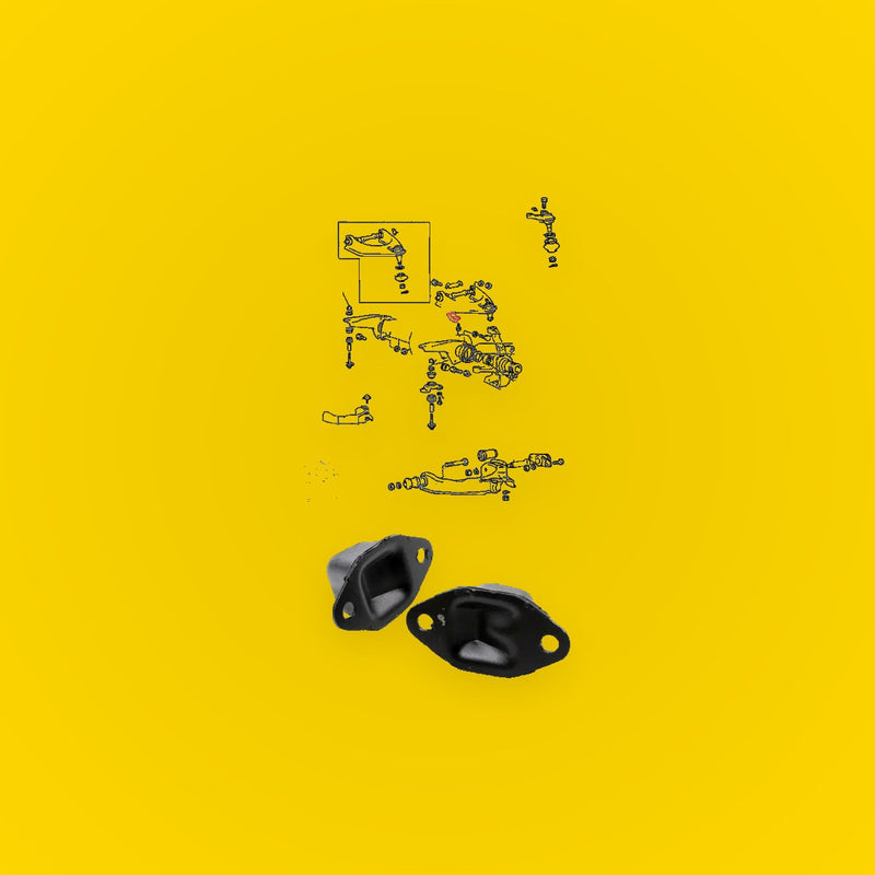 Upper Spring Bumper x2 for Mitsubishi Triton Colt L200 1986-1996