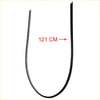 Black rubber weather stripping seal 121 cm long for upper windshield moulding on nissan d21 navara pathfinder 1986-1997