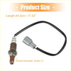 Black-coated upstream oxygen sensor with metallic threaded base and gray plastic connector for toyota sienna 2004-2010