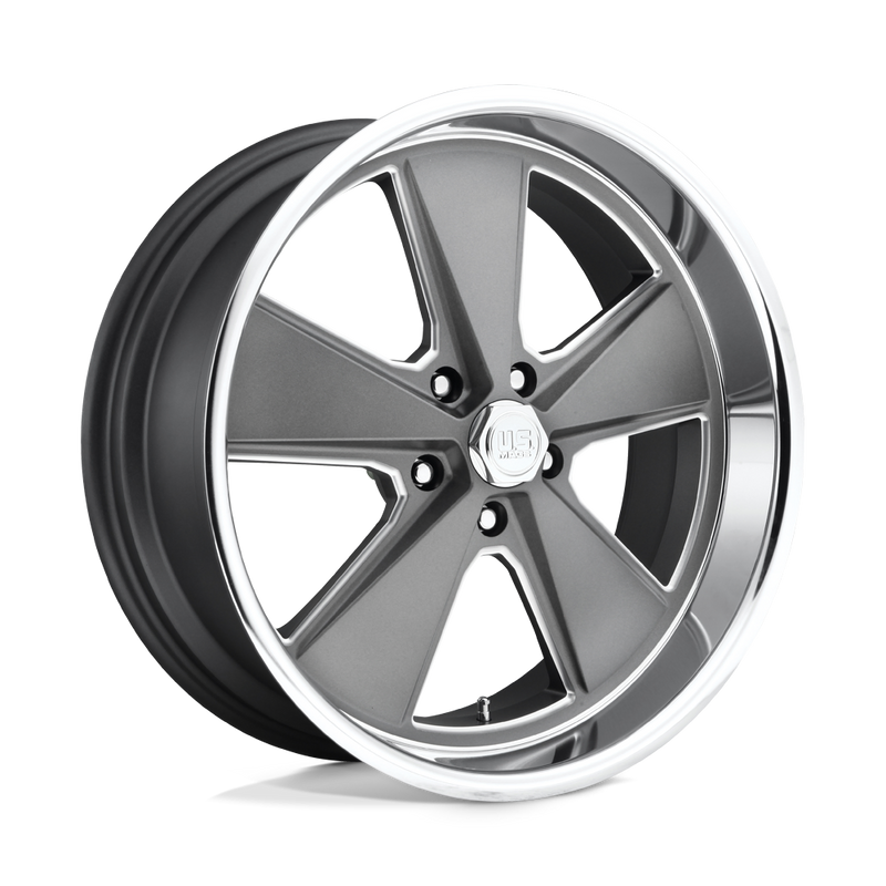 US Mag Roadster U120 20x8 5x127 +1mm Matte Gunmetal Machined