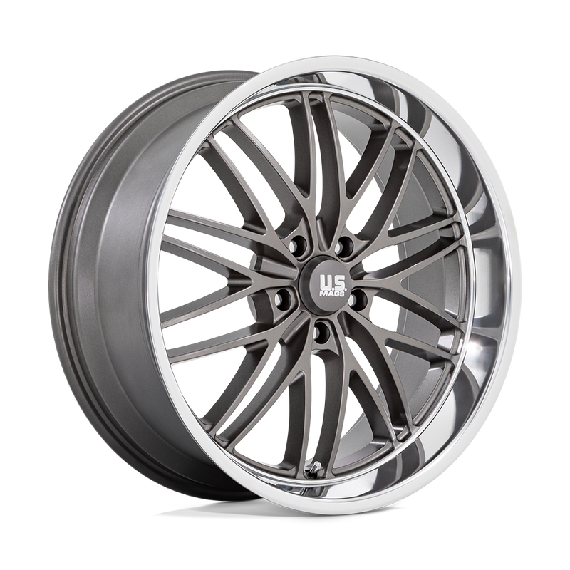 US Mag Santa Cruz U139 22x9 5x127 +15mm Anthracite Diamond Lip