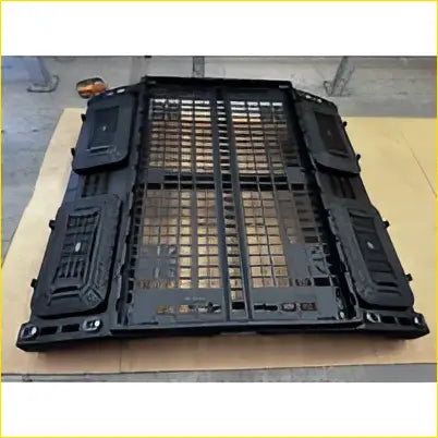 Black plastic ute tub rack with grid pattern and reinforced edges fit for ford ranger t9 2022 on