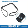 Black rubber v-ribbed serpentine belt with smooth textured surface and reinforced edges for toyota tacoma v6 4.0l