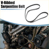 Black v-ribbed serpentine drive belt for Toyota Solara 2004-2006 2.4L with smooth durable rubber and precise grooves