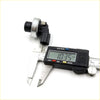 Black and silver metal vacuum warning switch sensor with threaded end cap measured at 10.35 mm for Toyota Hilux Revo